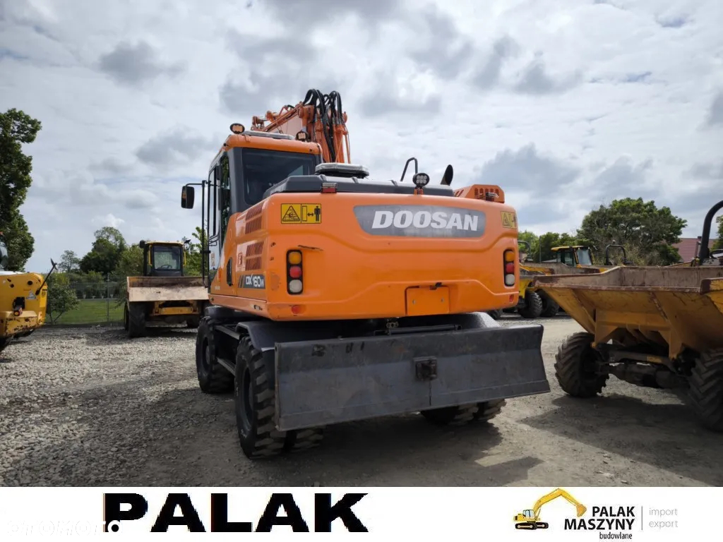 Doosan Koparka kołowa  DOOSAN DX160 W-3  +ROTATOR ,2014 rok - 9