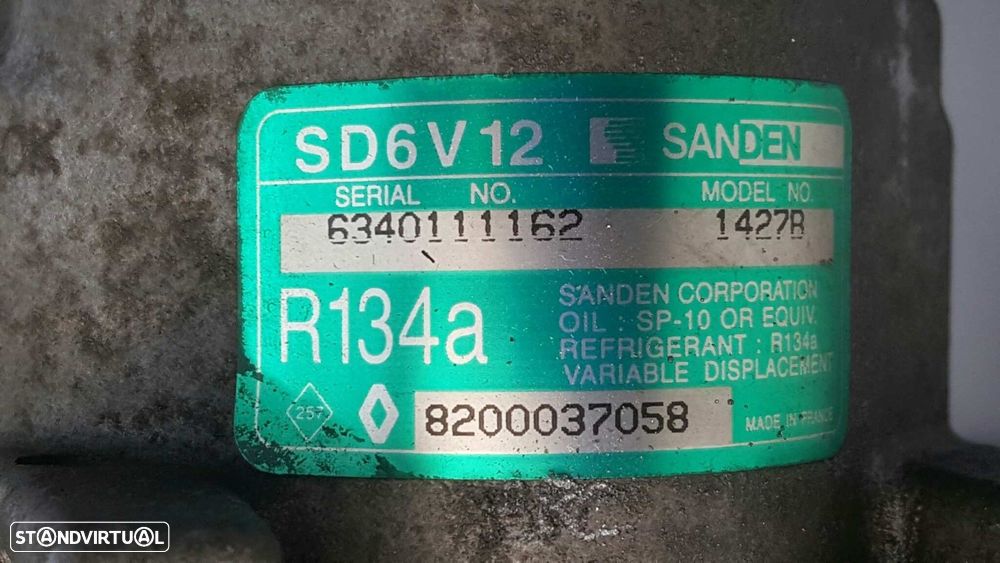 COMPRESSOR DE AR CONDICIONADO RENAULT CLIO II FASE II (B/CB0) AUTHENTIQUE - 6