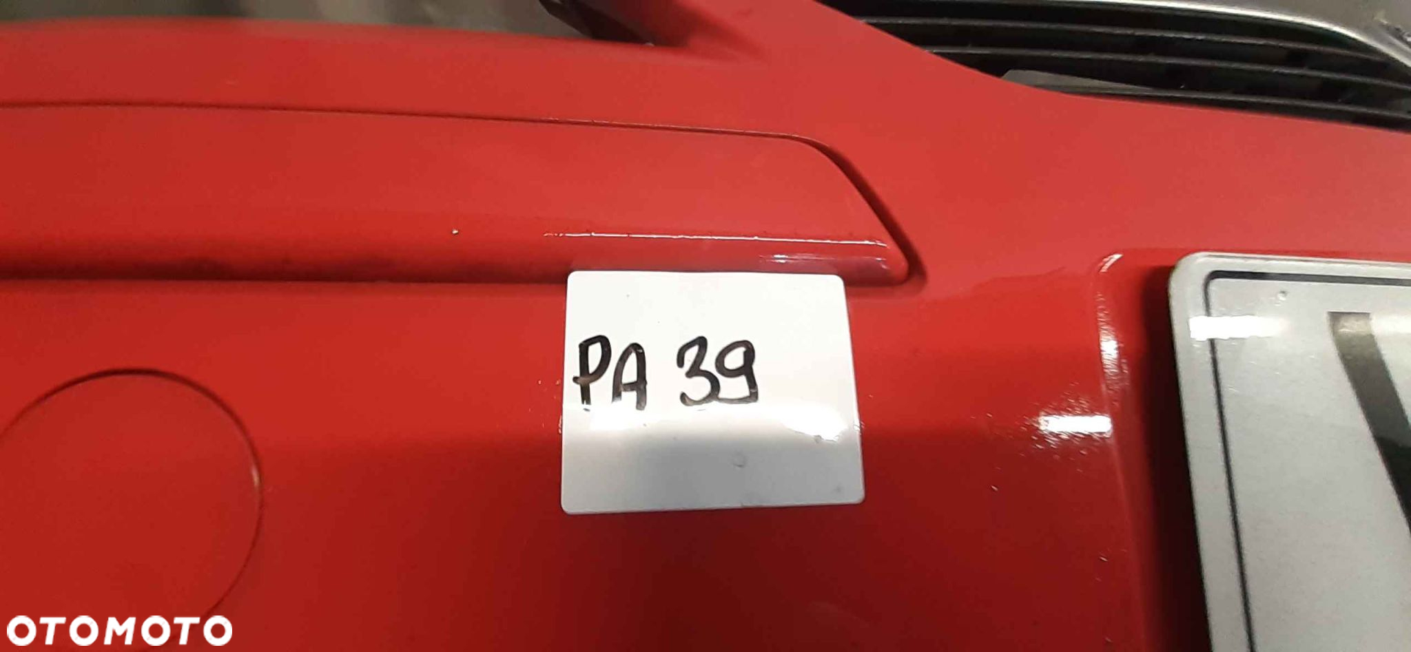$ ZDERZAK PRZEDNI PRZÓD OPEL CORSA C LIFT Y547 CZERWONY - 2