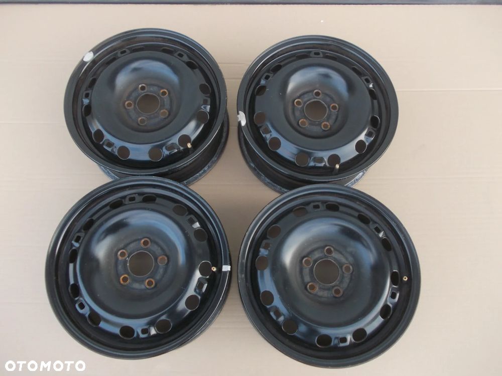 Felgi stalowa komplet VW Polo Seat ibiza Fabia 6J x R15 ET43 6Q0601027G - 1
