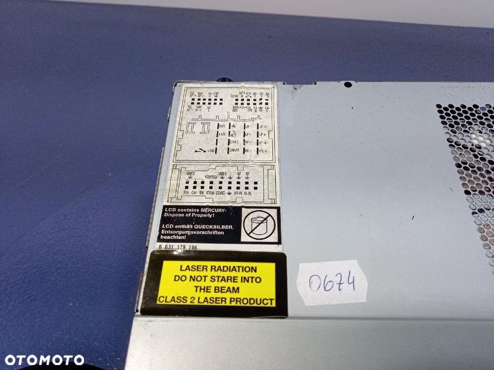 VW PASSAT B6 GOLF V RADIO NAWIGACJA OEM 1K0035198C - 8