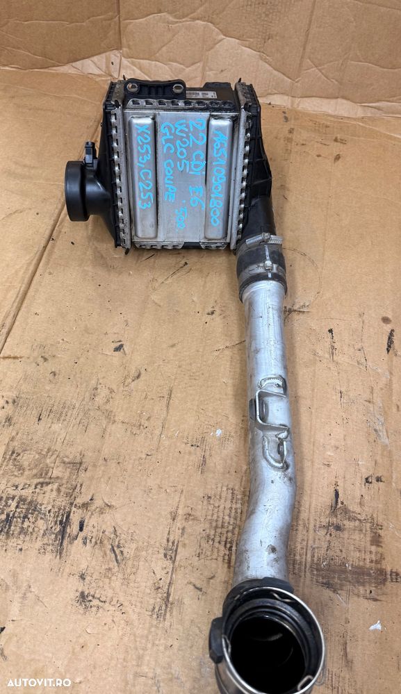 Radiator intercooler MERCEDES C-class W205 , GLC X253, GLC COUPE C253 2.2 cdi an 2016-2019 cod A6510901800 - 4