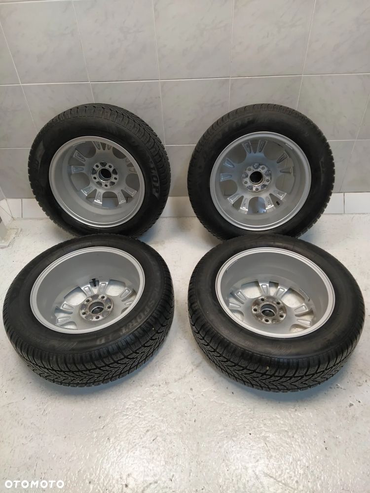 FIAT OPEL ALFA ROMEO 7X16 4x FELGI ALUMINIOWE R16 5X110 ET41 KOŁA OPONY DUNLOP ZIMA 215/60 - 6