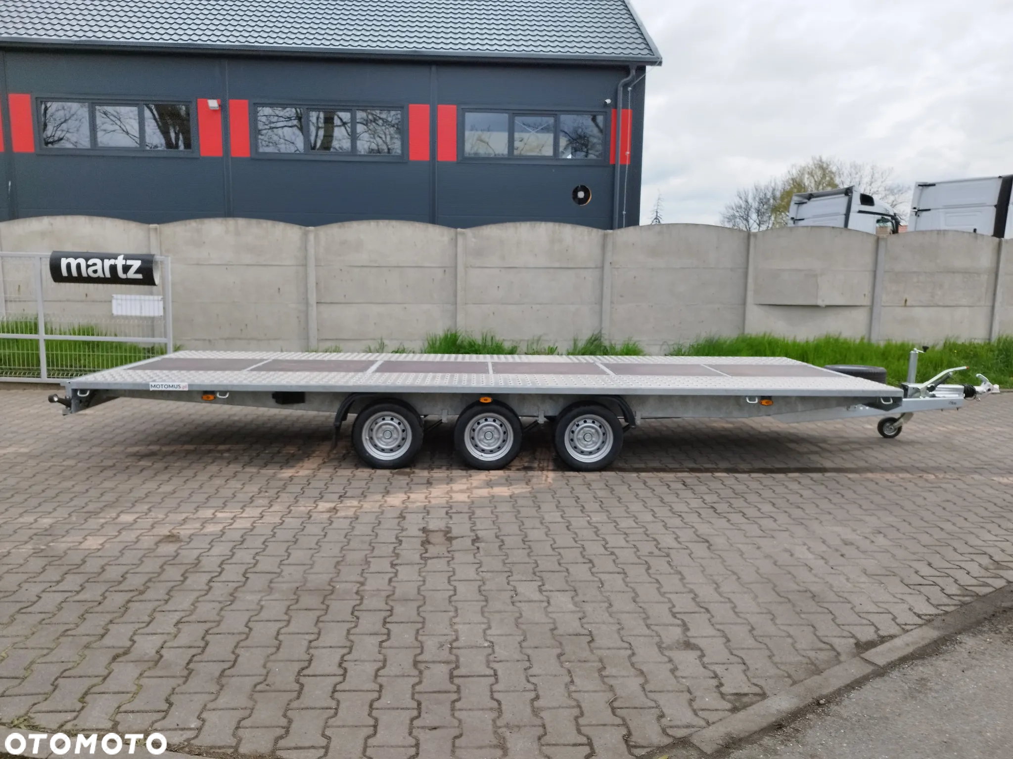 Niewiadów Laweta Niewiadów Mars 6x2,1m DMC 3500kg 3 osie wypełniona sklejką płaska spawana rama - 11