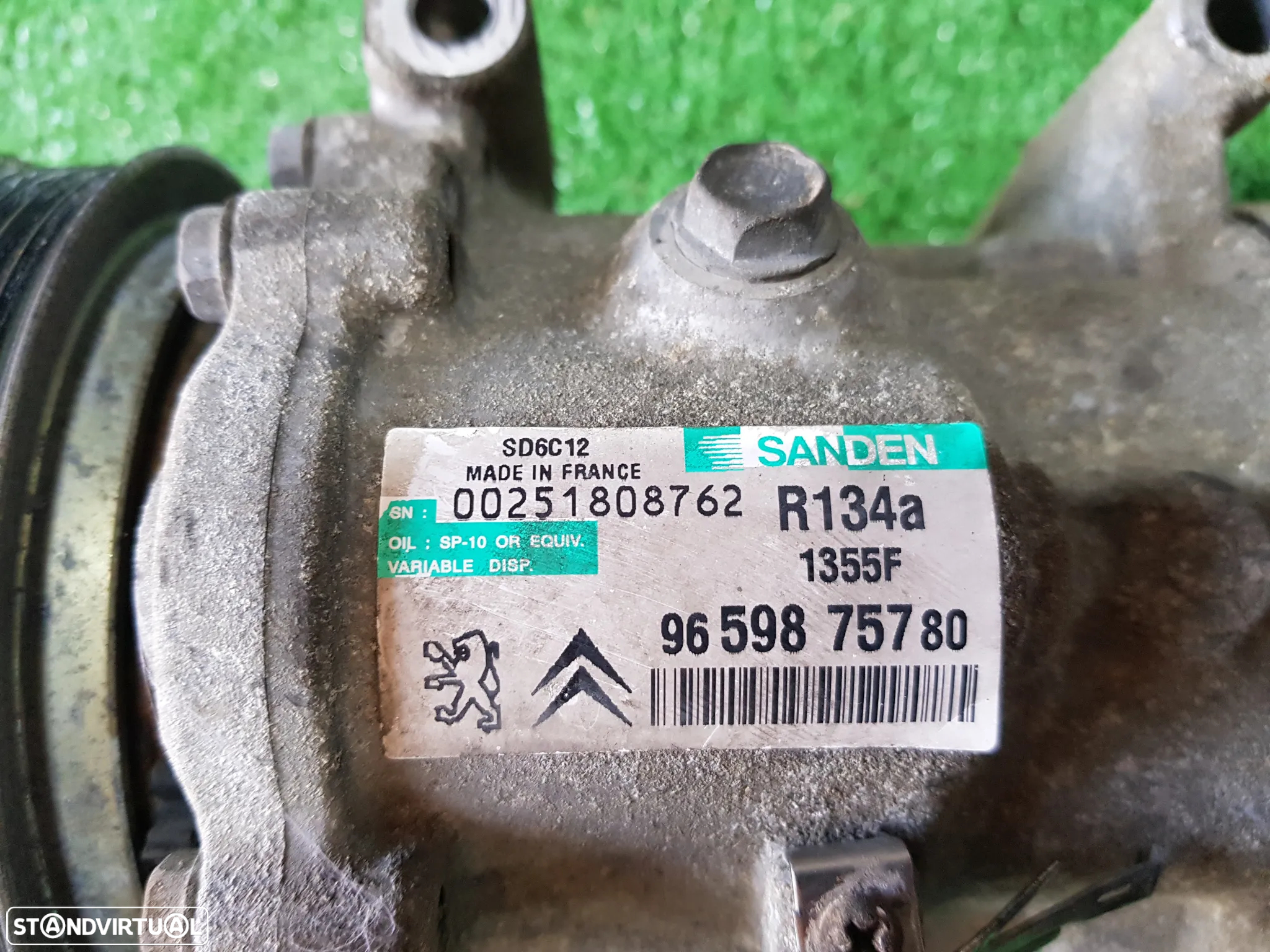 Compressor Ar Condicionado Peugeot 207 308 5008 3008 Partner Citroen Berlingo C4 C5 C3 1.6 HDI - 6