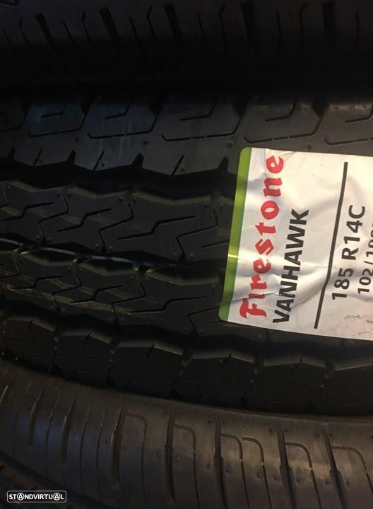1 Pneu Novo 185/14 C Firestone - 2