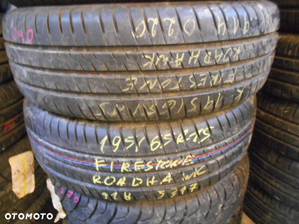 Opony 195/65r15 firestone roadhawk 6,8mm lato para