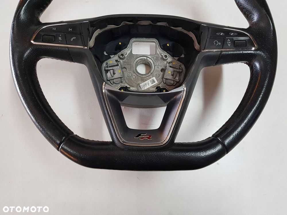 SEAT LEON III 3 5F 12-20r FR KIEROWNICA SKÓRZANA 5F0419091M - 3