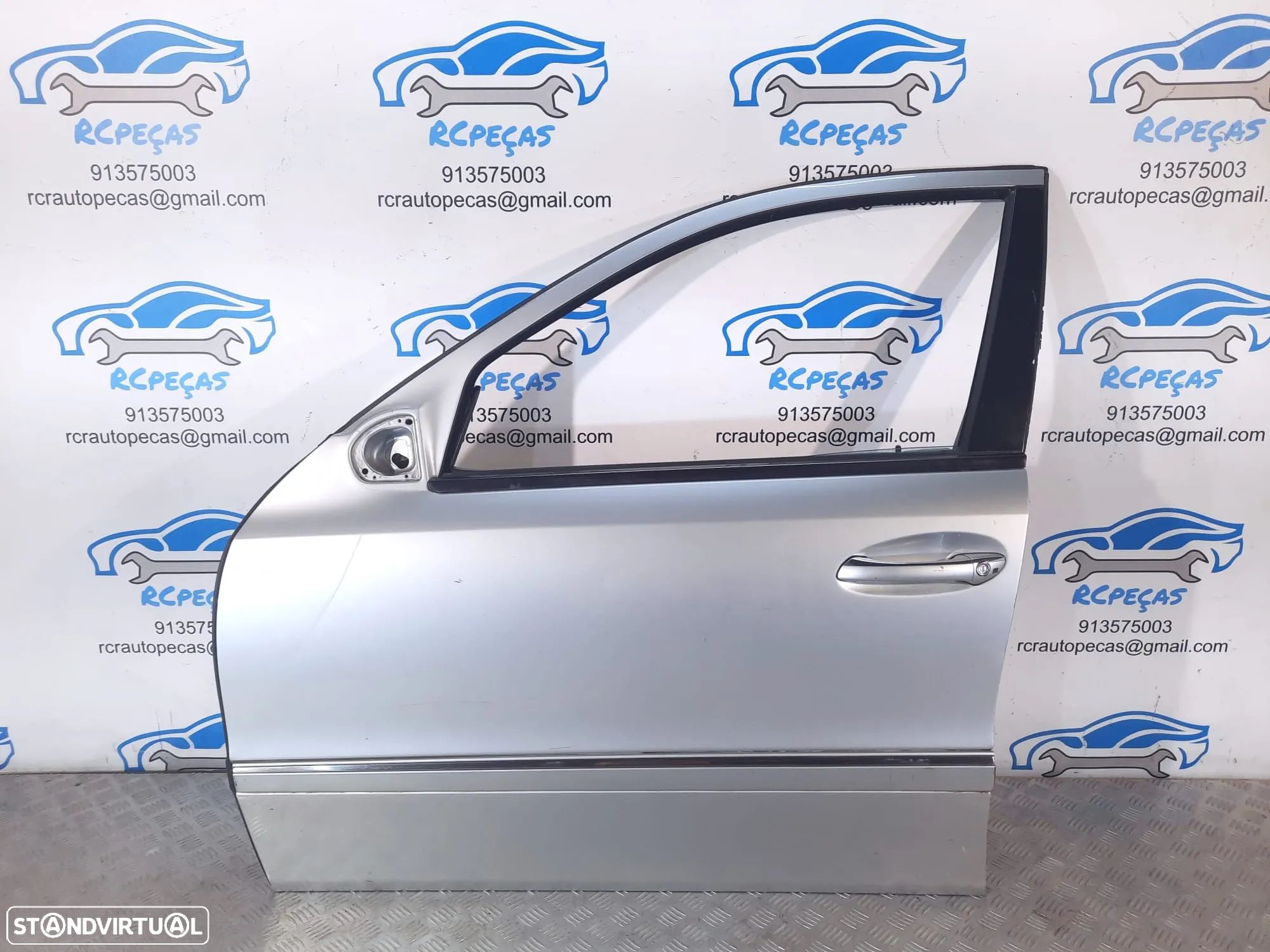 PORTA FRENTE FRONTAL ESQUERDA MERCEDES BENZ CLASS CLASSE E W211 A2117201305 2117201305 QUARTELA EUROPEIA FECHO ELEVADOR MOTOR PUXADOR - 1