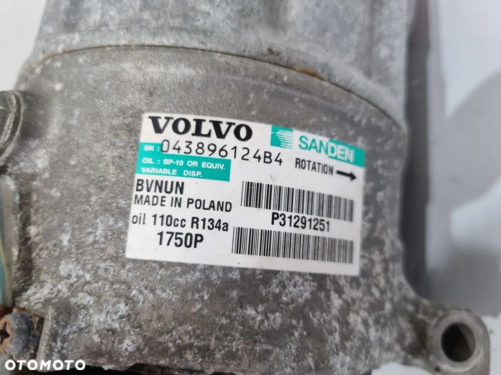 VOLVO V40 II KOMPRESOR SPRĘŻARKA KLIMATYZACJI P31291251 - 5