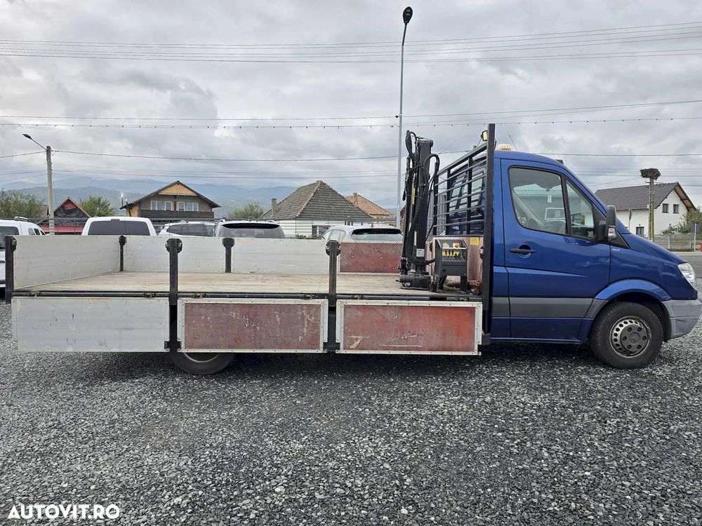 Mercedes-Benz Sprinter macara 1t Hiab, bena 4,45 m. - 9