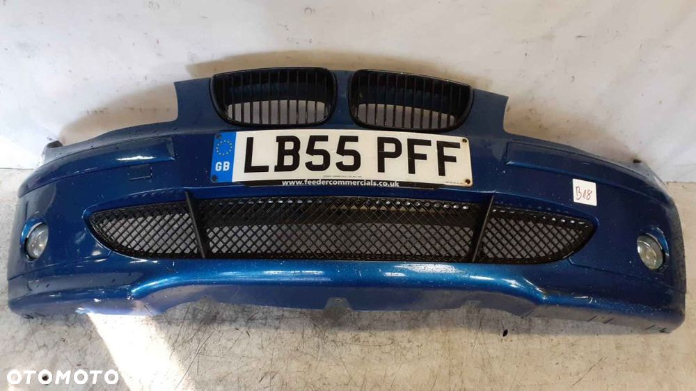 ^ ZDERZAK PRZÓD PRZEDNI DO BMW E87 1 POD HALOGENY NIEBIESKI KOD KOLOR LE MANS BLAU - 1