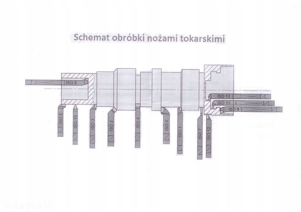 Noże tokarskie 16X16mm 11szt.kpl tokarka nóż 16mm - 5