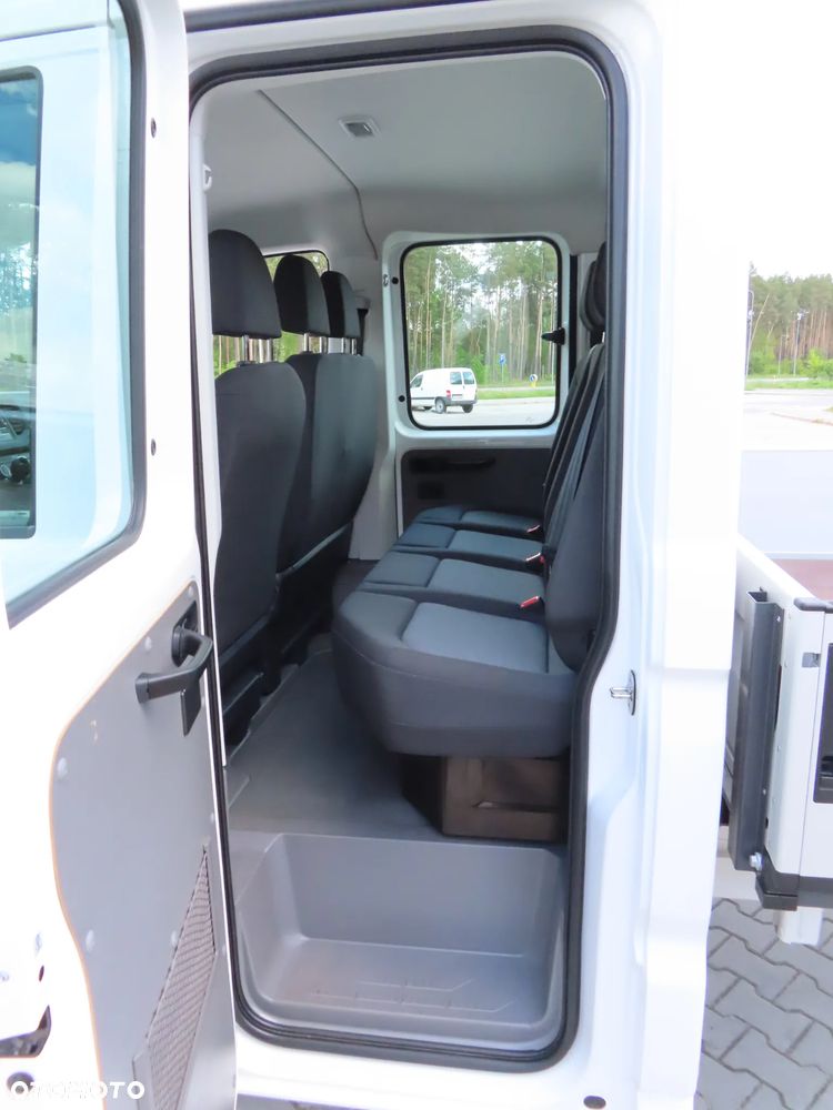 Volkswagen Crafter 35 TDI 2.0 140 KM Doka Brygadowy DUBEL MIXTO 7-Mio.Os + 1153 Kg Ład. Skrzynia Otwarta 3513 mm Długa Rozstaw Osi 4490 mm L4 HAK 3000 Kg Udźwig Stan Wizualny I Techniczny JAK NOWY Gotowy Dostępny OKAZJA POLECAM - 33