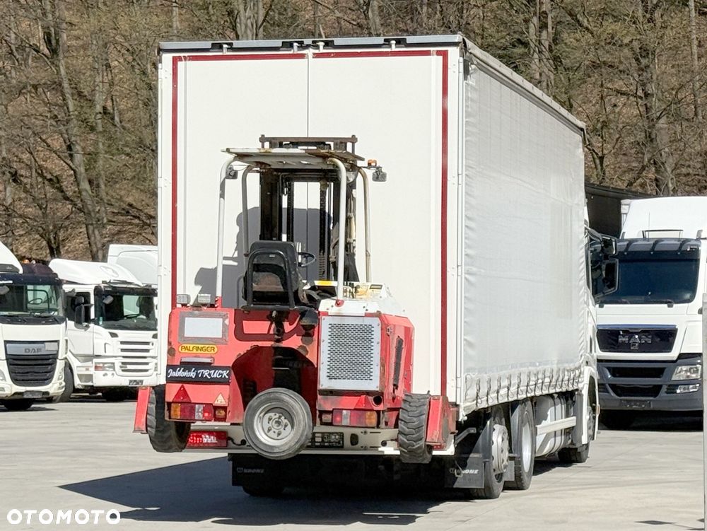 Scania R410 // 6x2 // 7,7m // Wózek Palfinger F3-203PX // Zawiesie // Dach podnoszony // Oś podnoszona // - 16