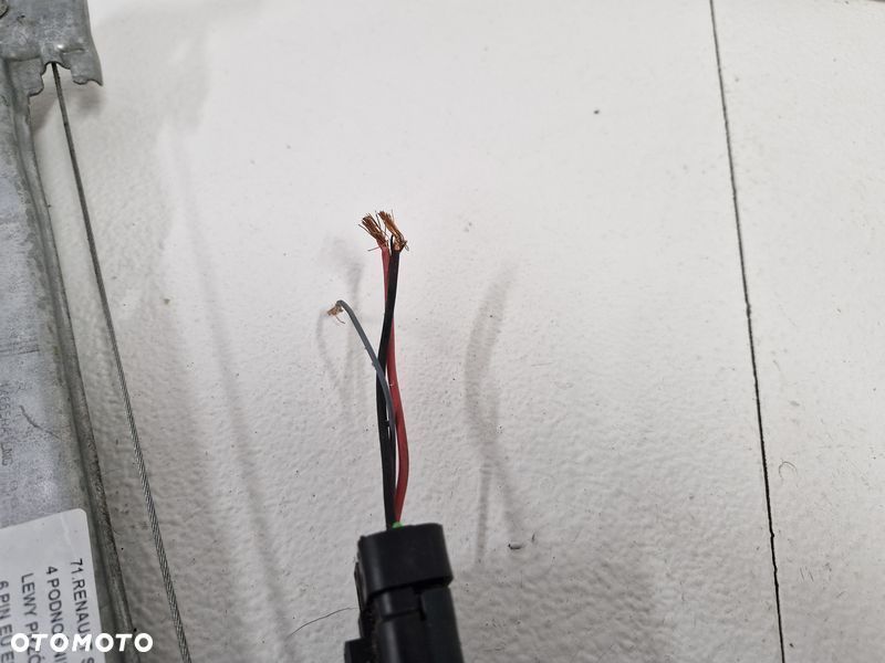 renault scenic 4 iv podnośnik mechanizm szyby lewy przód silniczek 6 pin eu - 4