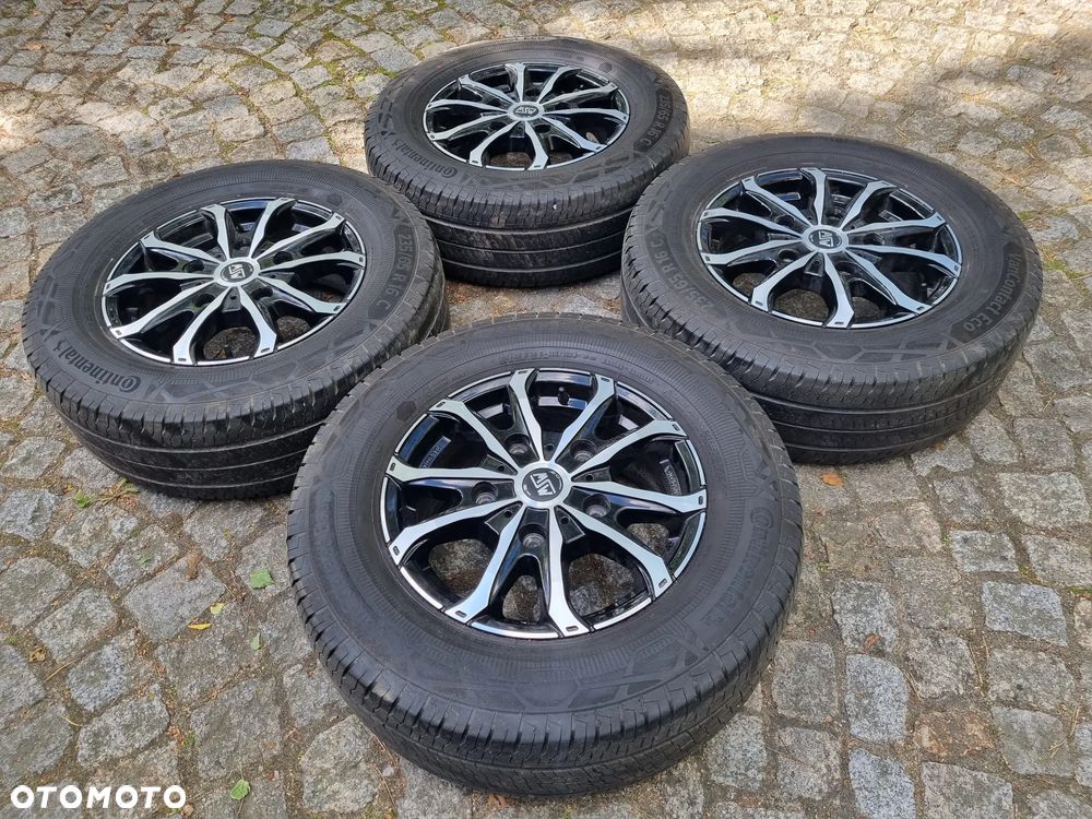 Koła Felgi aluminowe 16 OZ MSW 48 VAN/ opony letnie Continental Van Contact Eco 235/65/16C Ford Kamper Bus - 10