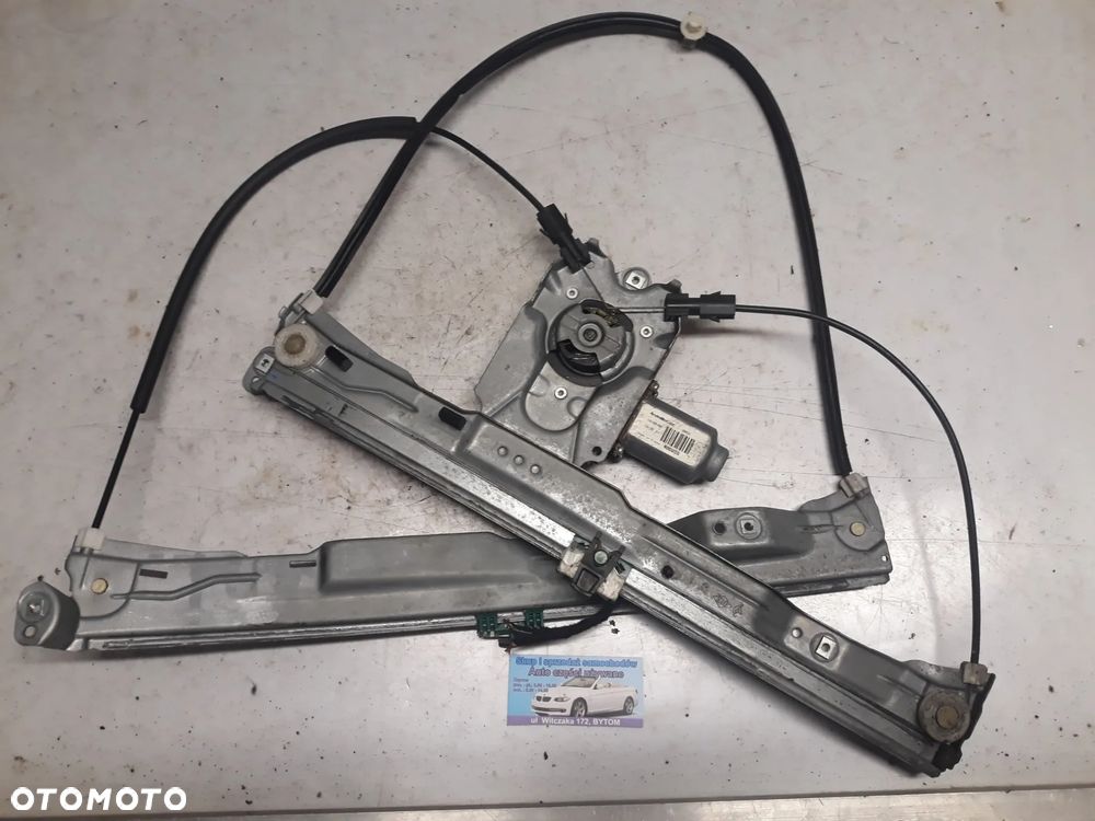 PODNOŚNIK SZYBY LEWY PRZÓD RENAULT CLIO III 3D  2 PIN 400856 - 1