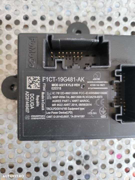 Modul ECU Keyless Entry Ford Kuga 2 II An 2014-2020 Cod F1CT-19G481-AK - 3
