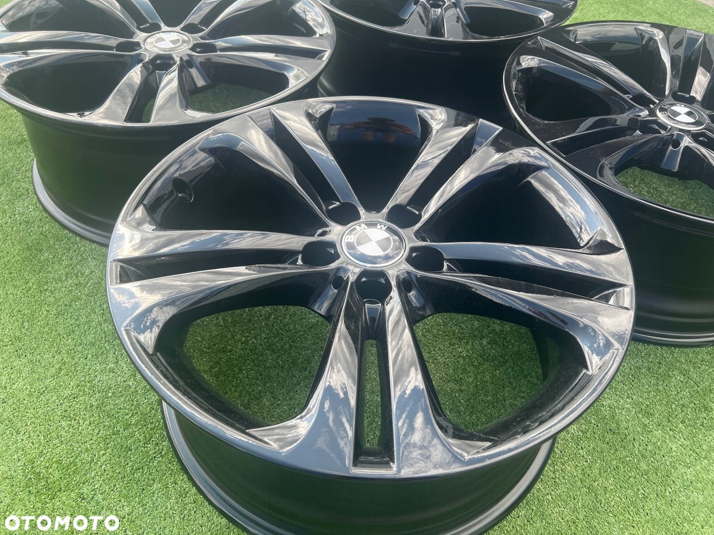 KOMPLET FELG FELGI ALU BMW F30 F10 X3 SERIA 3 5 3GT 19 ET36 ORYGINALNE - 1