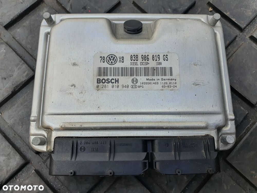 KOMPUTER STEROWNIK VW PASSAT B5 FL 1.9 TDI 038906019GS 0281010940 - 1