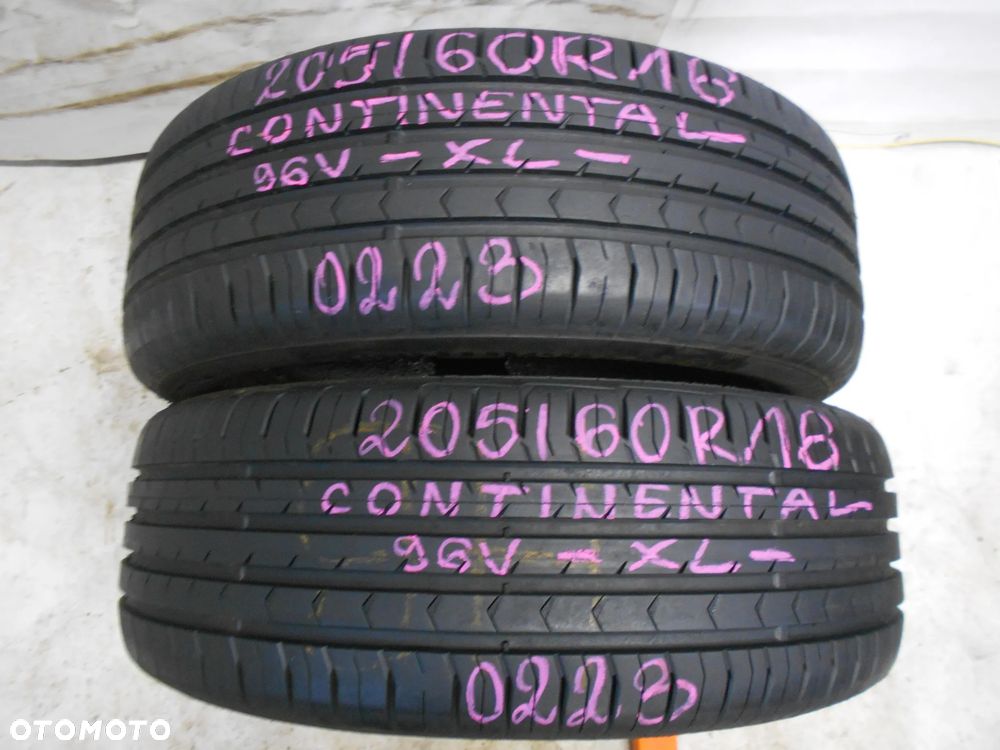 OPONY 205/60R16 CONTINENTAL CONTI PREMIUM CONTACT 5 XL DOT 0223 7.9MM