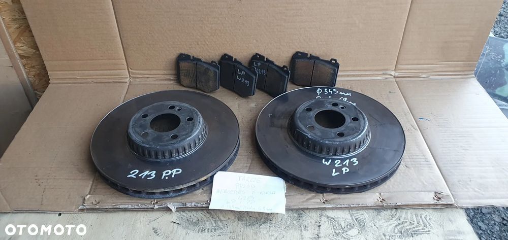 Tarcze hamulcowe przód przednie klocki 340 mm Mercedes E-Klasa W213 3.0 CDI - 1