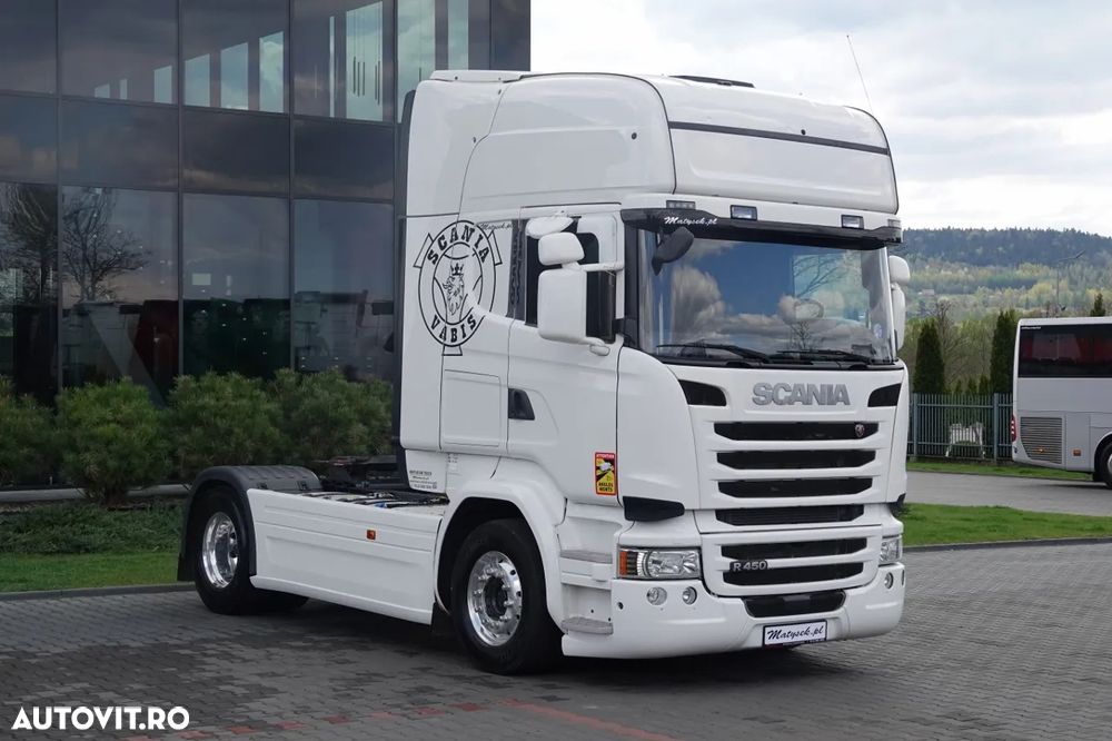Scania R 450 / RETARDER / TOPLINE / FULL AIRMATIC / JANTE DIN ALIAJ / EURO 6 / - 3