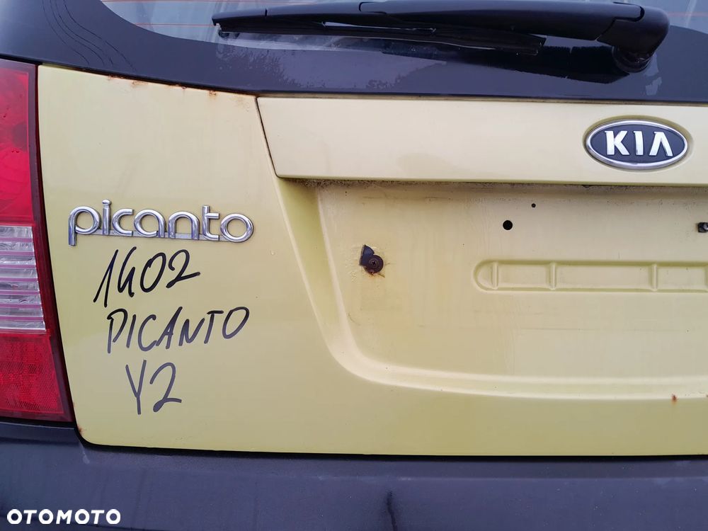 KIA PICANTO KLAPA BAGAŻNIKA TYLNA TYŁ KOLOR: Y2 - 2