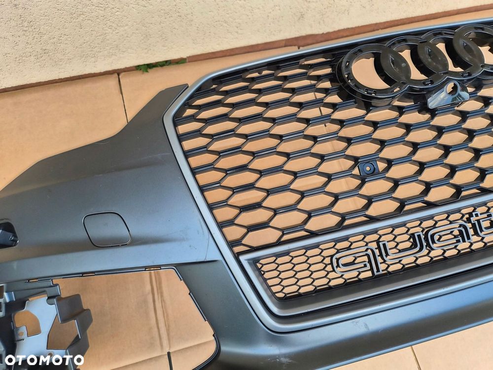 zderzak przód audi rs6 c7 lift spryski pdc oryginał - 4