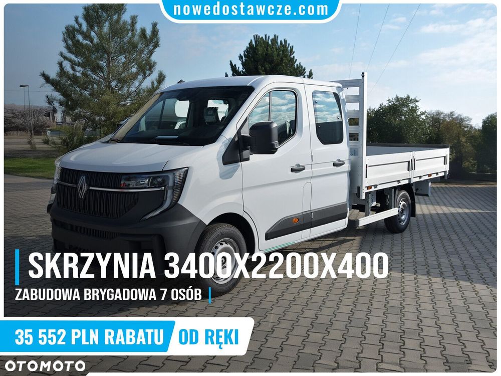 Renault Master Skrzynia otwarta Doka Zabudowa 7 Osób 2.0 170KM FWD - 2