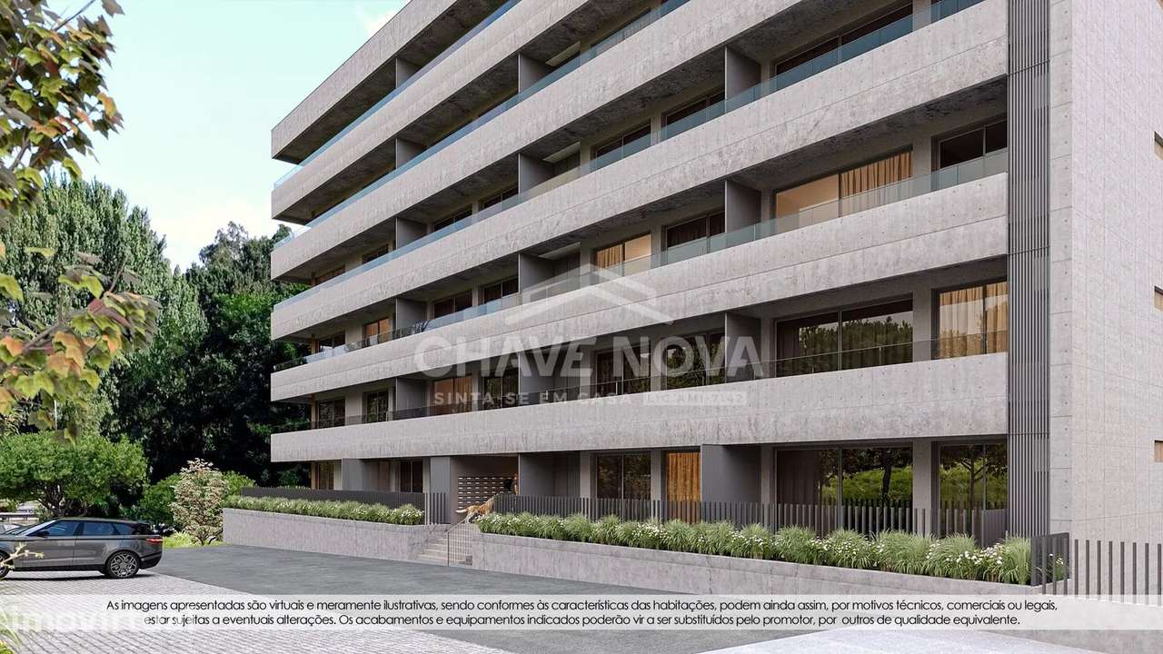 Apartamento T2 Novo c/ Lugar de Garagem em Mafamude (El Corte Inglés) - Grande imagem: 2/11