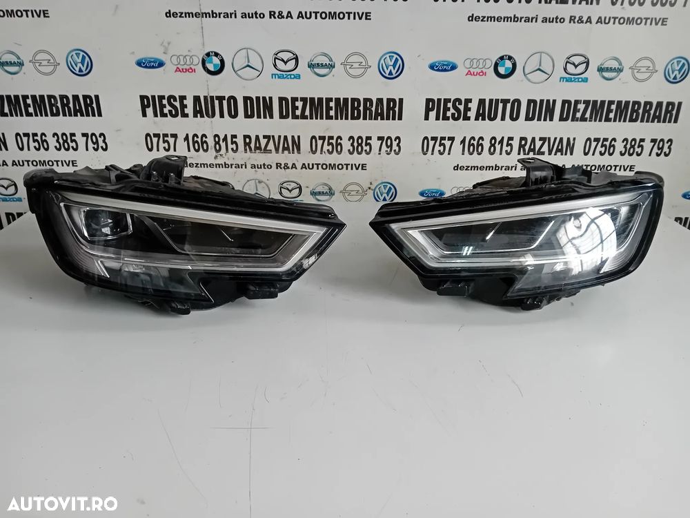 Far Faruri Complete Audi A3 8V Facelift 2016 2020 Full LED Stanga Dreapta Originale - 1