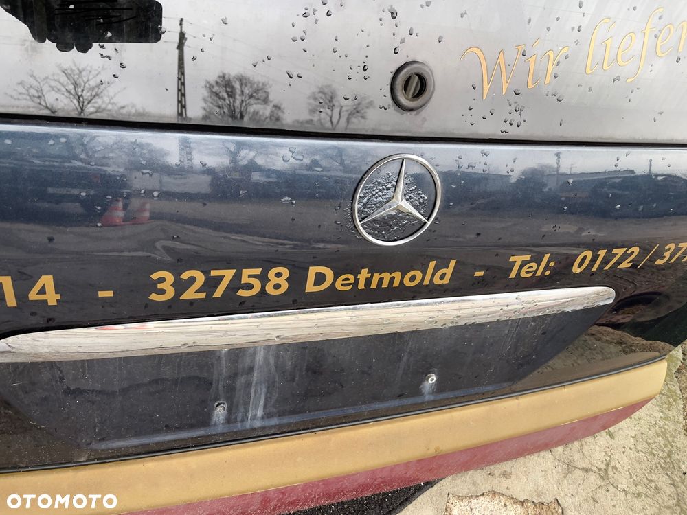 Mercedes ML 163 lift  klapa szyba zamek klapy granatowa 189 antena emblemat - 3