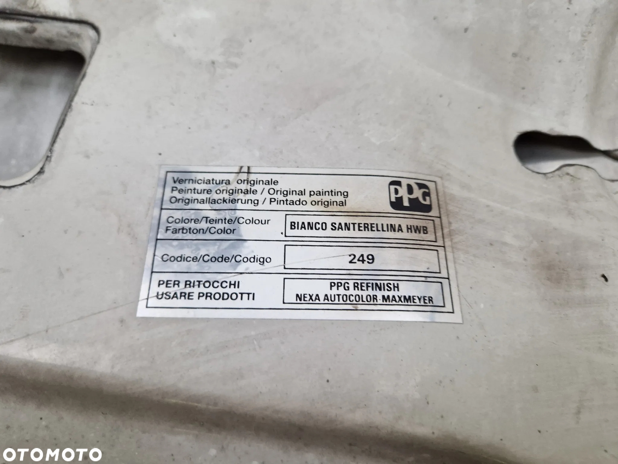 Maska pokrywa silnika Fiat Punto Evo Grande Punto - 9