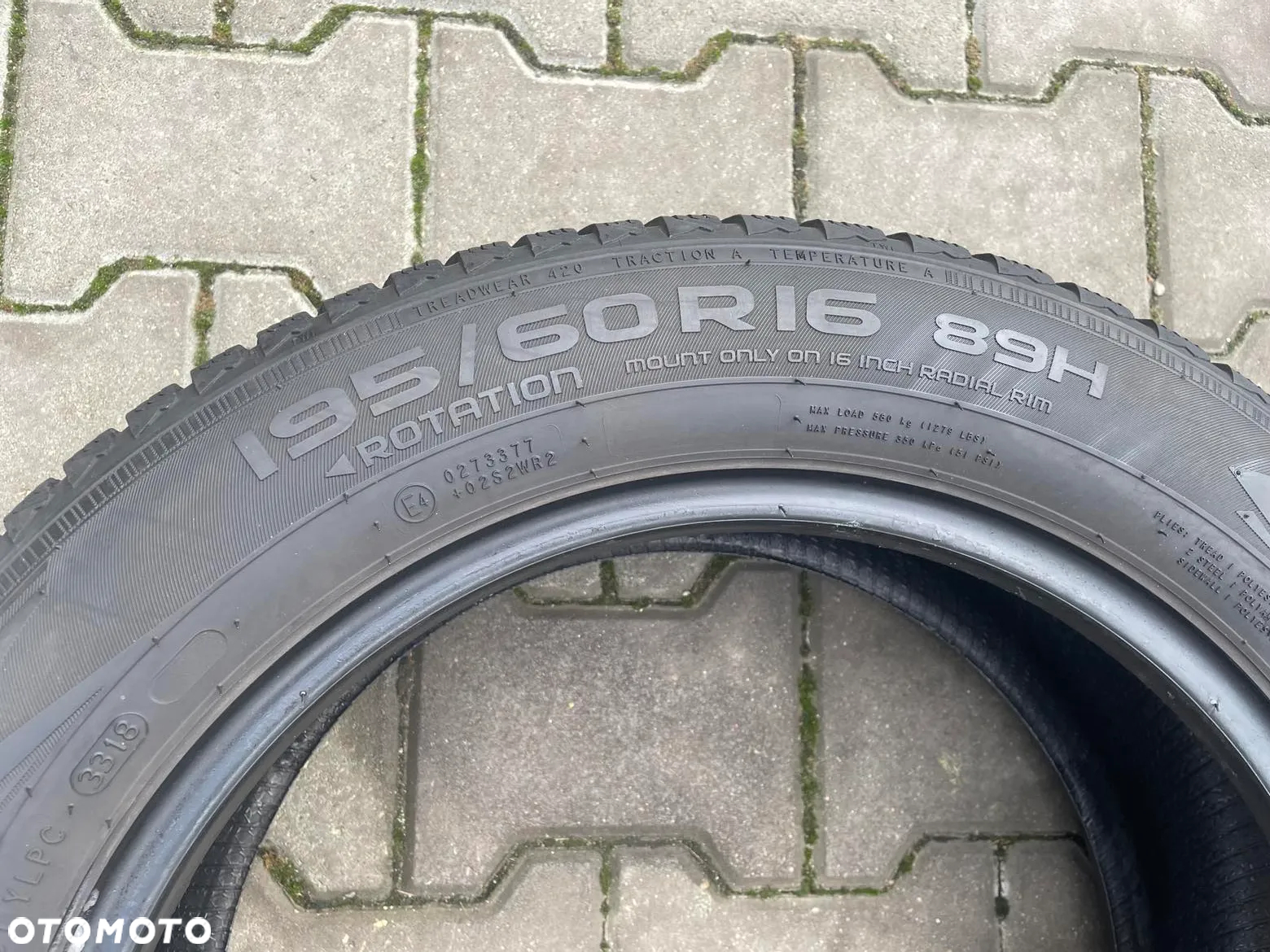 195/60R16 Nokian Opony Zimowe 4szt.- Montaż - 4