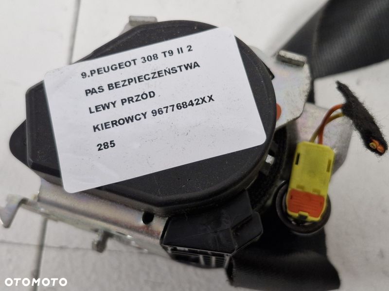 PEUGEOT 308 T9 II 2 PAS BEZPIECZEŃSTWA LEWY PRZÓD KIEROWCY 96776842XX - 3