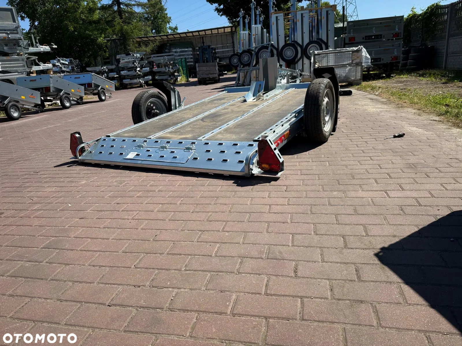 TEMARED Przyczepa MOTO-QUAD 246x160 uchylna hydraulicznie uniwersalna moto quad traktorek atv - 10