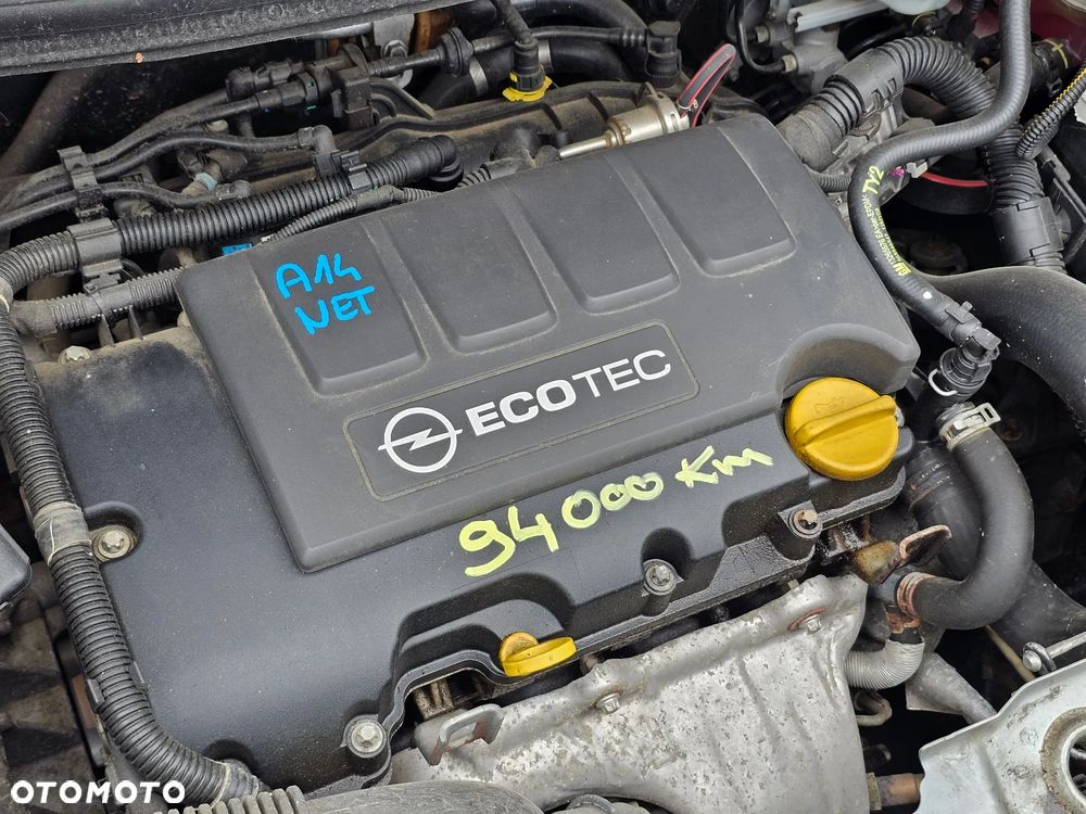 SILNIK SŁUPEK OPEL ASTRA J CORSA D E MERIVA B MOKKA ZAFIRA C 1.4 T TURBO A14NET 94000km NIEMCY MOŻLIWOŚĆ ODPALENIA - 2