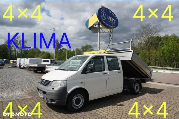 Volkswagen T5 4x4 SYNCRO wywrotka kiper KLIMA