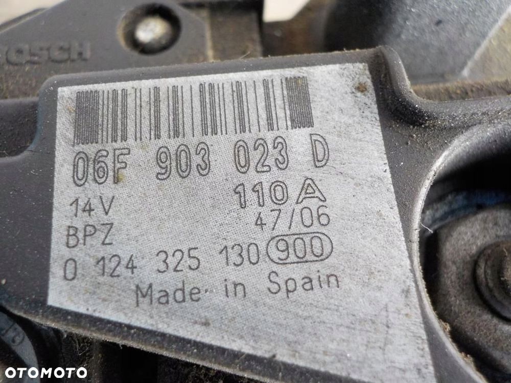 VW CRAFTER 2.5 TDI ALTERNATOR 06F903023D 110A - 2