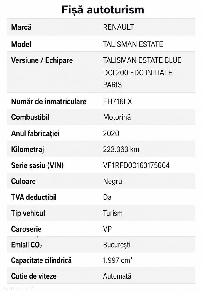 Renault Talisman Blue dCi 200 EDC INITIALE PARIS - 2