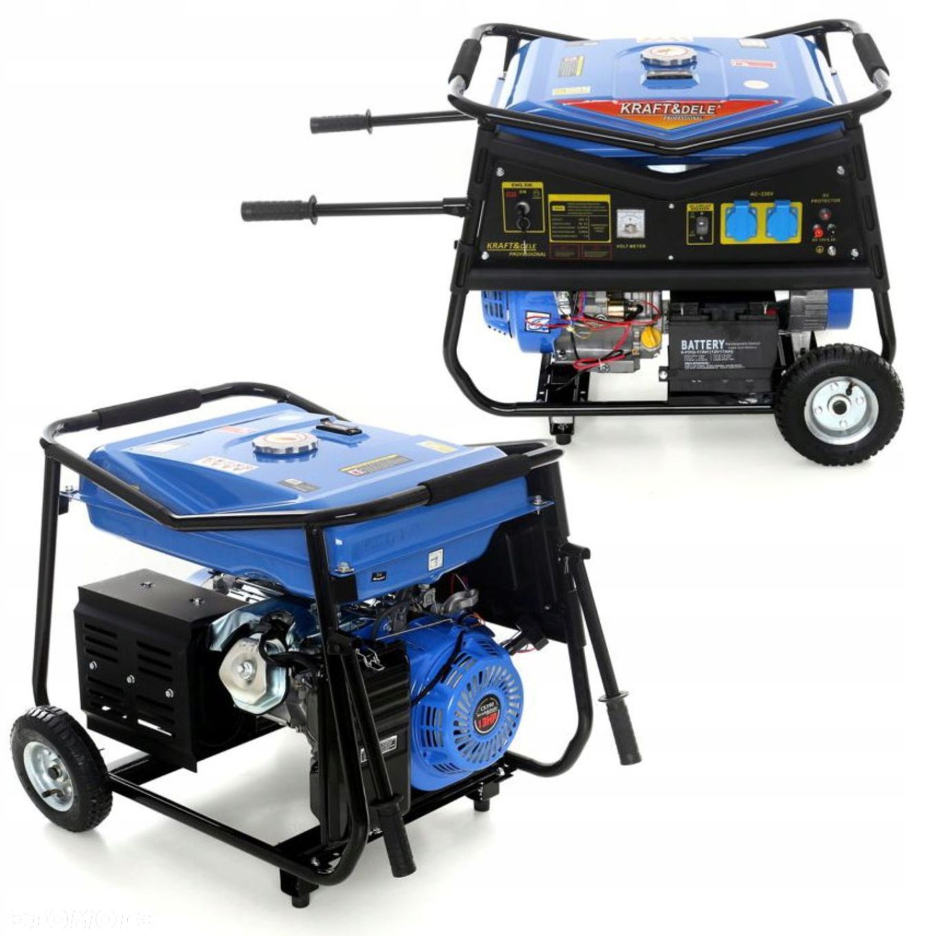 AGREGAT PRĄDOTWÓRCZY GENERATOR PRĄDU 5000W 7KM KD145 JEDNOFAZOWY PRZENOŚNY - 1