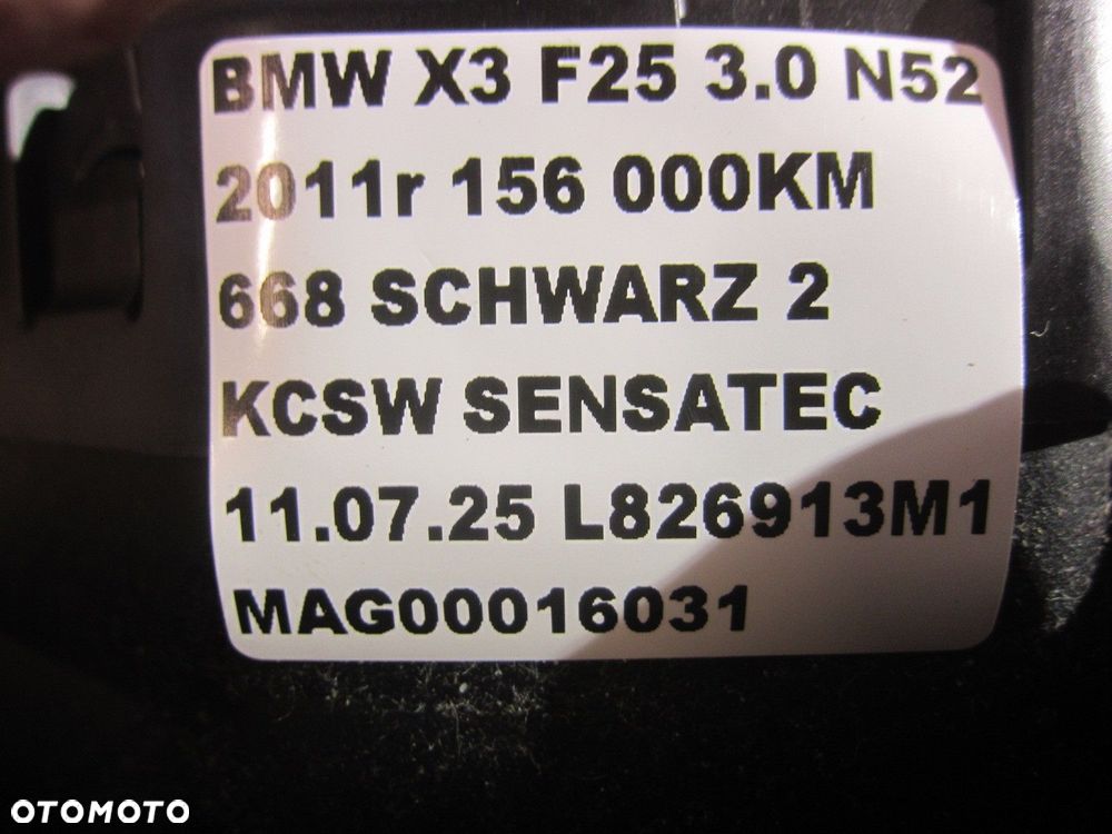 BMW X3 F25 USA X5 PODUSZKA KIEROWCY AIRBAG USA 6868412 32306799611 6888432 - 10