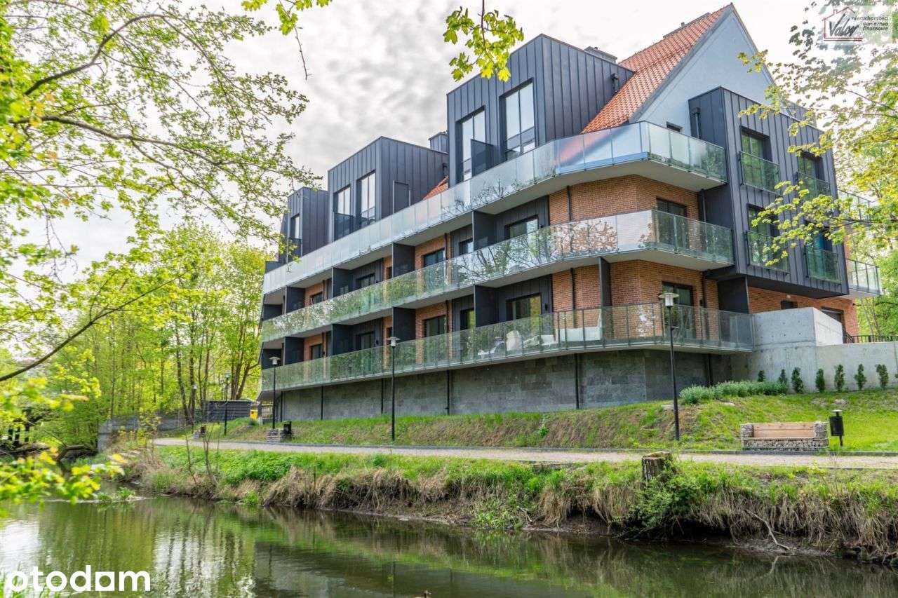 Apartamant na ul. Grzegorzewska - widok na Łynę