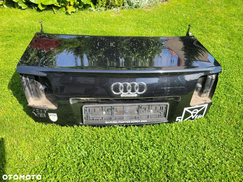 AUDI A8 D3 S8 KLAPA BAGAŻNIKA SPOILER LZ9Y - 1