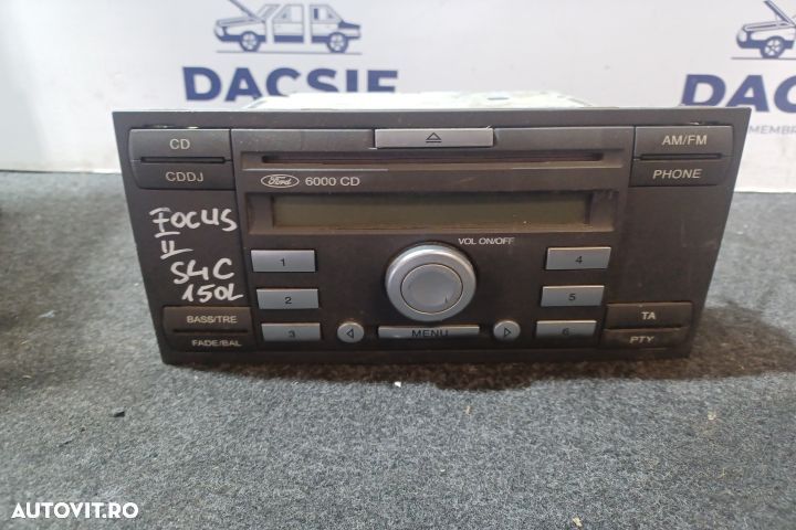 Radio cd 4M5T-18C15-AD 4M5T18C815AD Ford Focus 2 [facelift] [2008 - 2 - 1