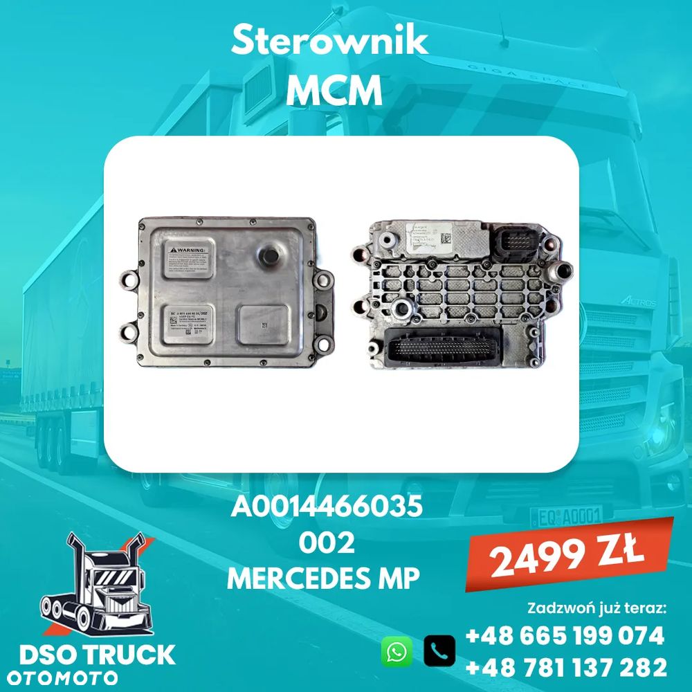 A0014466035 Sterownik MCM Mercedes MP ACTROS AXOR ATEGO - 1