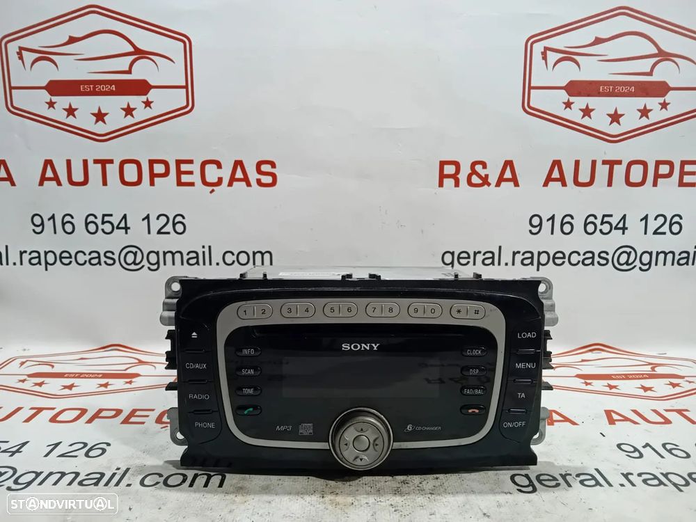 Auto Rádio Sony Ford Galaxy MK4 Mondeo MK2 Original - 3