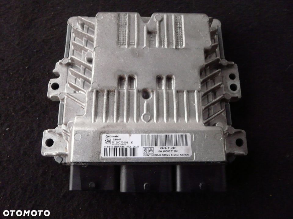 Komputer silnika 9676761080 S180075002 Peugeot Citroen 1,6 E-HDI - 1